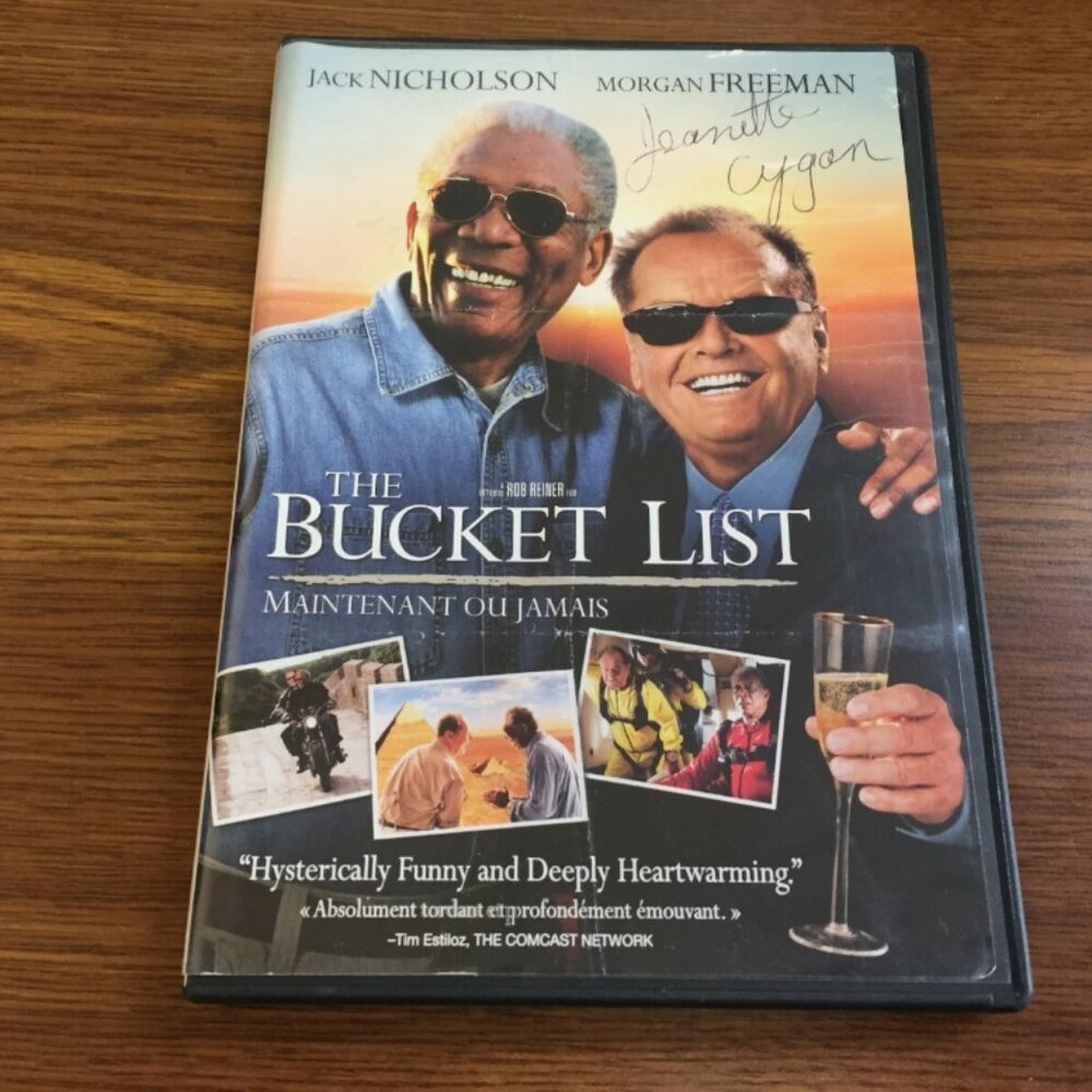 The Bucket List DVD Jack Nicholson Morgan Freeman